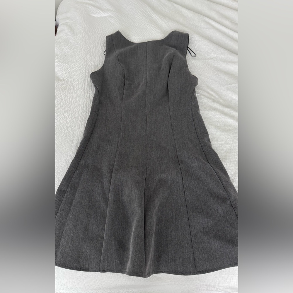 Bershka Charcoal Strapless Dress NWT